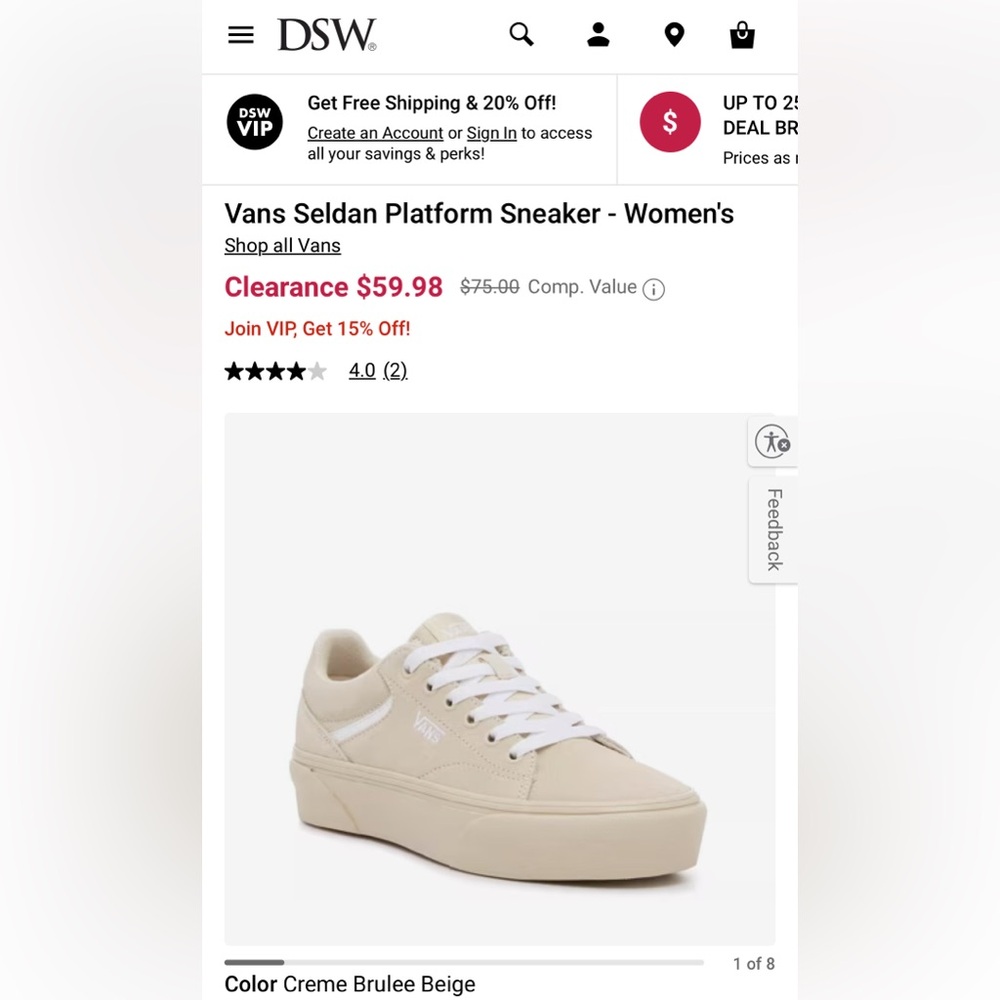 Vans Seldan Platform Sneaker